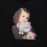 アクメドラビ(acme' de la vie)   ADLV BABY FACE HOODIE BLACK GREY TEDDYBEAR