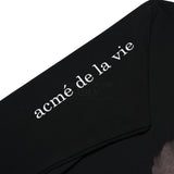 アクメドラビ(acme' de la vie)   ADLV BABY FACE HOODIE BLACK GREY TEDDYBEAR