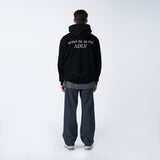 アクメドラビ(acme' de la vie)   ADLV BABY FACE HOODIE BLACK GREY TEDDYBEAR