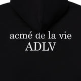 アクメドラビ(acme' de la vie)   ADLV BABY FACE HOODIE BLACK SCHOOL BAG