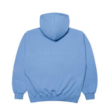 アクメドラビ(acme' de la vie) AV COLOR EMBOIDERY LOGO HOODIE LIGHT INDIGO BLUE