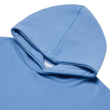 アクメドラビ(acme' de la vie) AV COLOR EMBOIDERY LOGO HOODIE LIGHT INDIGO BLUE