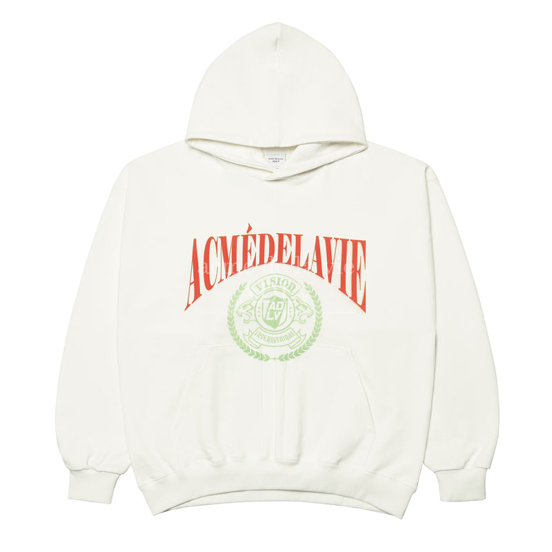 アクメドラビ(acme' de la vie) VINTAGE LAUREL HOODIE OFFWHITE