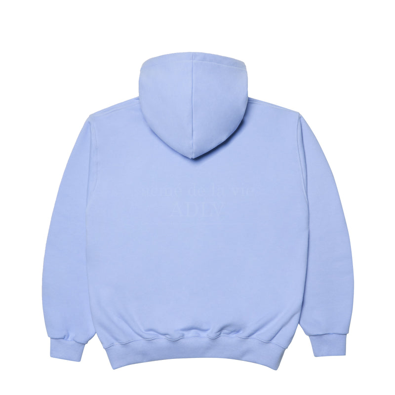 アクメドラビ(acme' de la vie) AV COLOR EMBOIDERY LOGO HOODIE LIGHT PURPLE