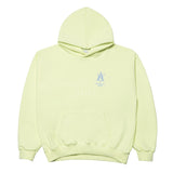 アクメドラビ(acme' de la vie) AV COLOR EMBOIDERY LOGO HOODIE LIGHT YELLOW