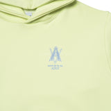 アクメドラビ(acme' de la vie) AV COLOR EMBOIDERY LOGO HOODIE LIGHT YELLOW