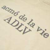 アクメドラビ(acme' de la vie) BASIC LOGO TUFT EMBROIDERY HOODIE BEIGE
