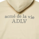 アクメドラビ(acme' de la vie) BASIC LOGO TUFT EMBROIDERY HOODIE BEIGE