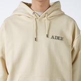アクメドラビ(acme' de la vie) BASIC LOGO TUFT EMBROIDERY HOODIE BEIGE