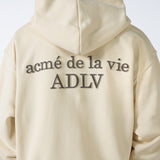 アクメドラビ(acme' de la vie) BASIC LOGO TUFT EMBROIDERY HOODIE BEIGE