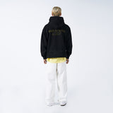 アクメドラビ(acme' de la vie) BASIC LOGO TUFT EMBROIDERY HOODIE BLACK