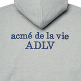アクメドラビ(acme' de la vie) BASIC LOGO TUFT EMBROIDERY HOODIE MELANGE