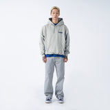 アクメドラビ(acme' de la vie) BASIC LOGO TUFT EMBROIDERY HOODIE MELANGE