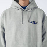 アクメドラビ(acme' de la vie) BASIC LOGO TUFT EMBROIDERY HOODIE MELANGE