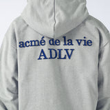 アクメドラビ(acme' de la vie) BASIC LOGO TUFT EMBROIDERY HOODIE MELANGE