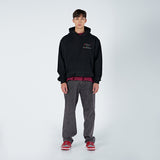 アクメドラビ(acme' de la vie) COLORFUL EMBROIDERY HOODIE BLACK