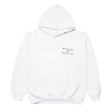 アクメドラビ(acme' de la vie) COLORFUL EMBROIDERY HOODIE WHITE