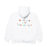 アクメドラビ(acme' de la vie) COLORFUL EMBROIDERY HOODIE WHITE