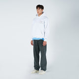 アクメドラビ(acme' de la vie) COLORFUL EMBROIDERY HOODIE WHITE