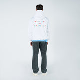 アクメドラビ(acme' de la vie) COLORFUL EMBROIDERY HOODIE WHITE