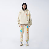 アクメドラビ(acme' de la vie) CHECK LOGO HOODIE BEIGE