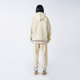 アクメドラビ(acme' de la vie) CHECK LOGO HOODIE BEIGE
