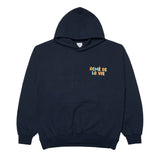 アクメドラビ(acme' de la vie) CHECK LOGO HOODIE NAVY