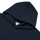 アクメドラビ(acme' de la vie) CHECK LOGO HOODIE NAVY