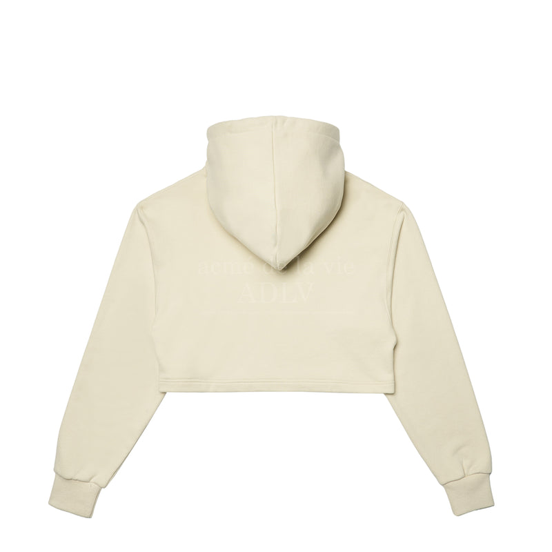 アクメドラビ(acme' de la vie) CROP SETUP HOODIE BEIGE