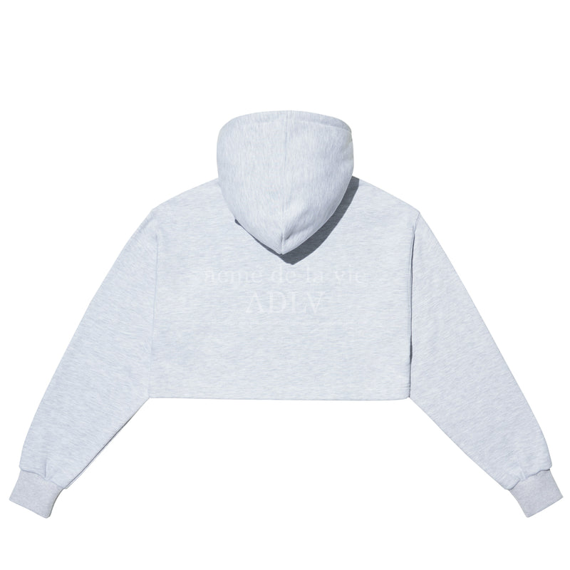 アクメドラビ(acme' de la vie) CROP SETUP HOODIE MELANGE