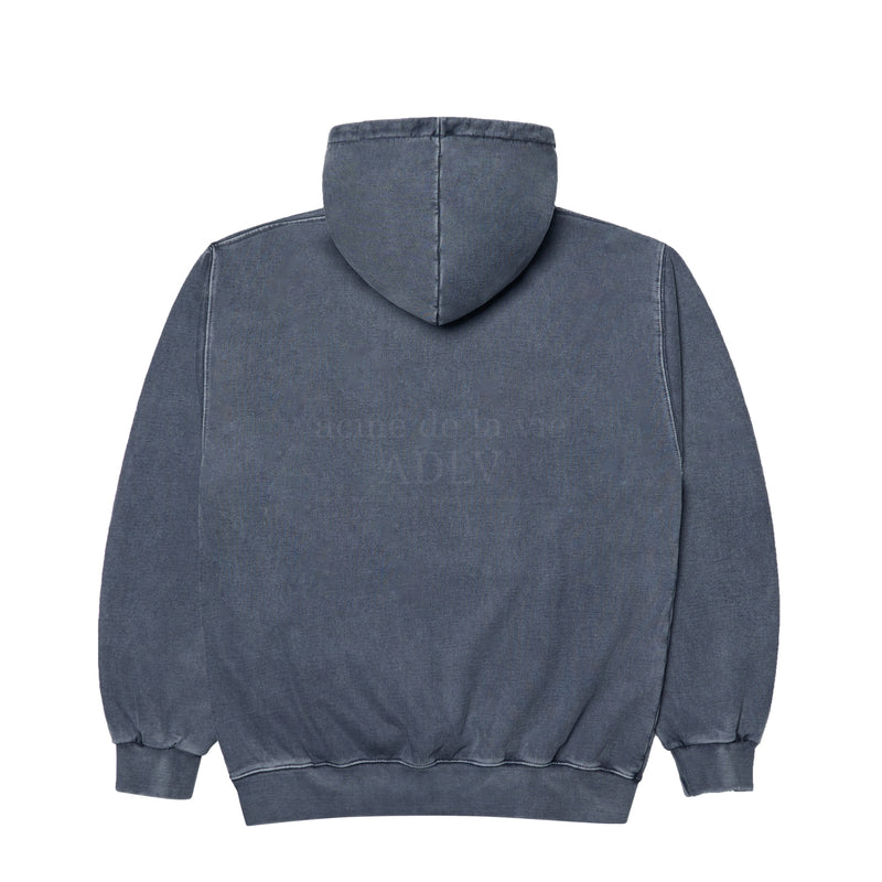 アクメドラビ(acme' de la vie) CIRCLE VINTAGE LOGO HOODIE NAVY