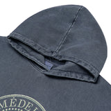 アクメドラビ(acme' de la vie) CIRCLE VINTAGE LOGO HOODIE NAVY
