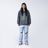 アクメドラビ(acme' de la vie) CIRCLE VINTAGE LOGO HOODIE NAVY