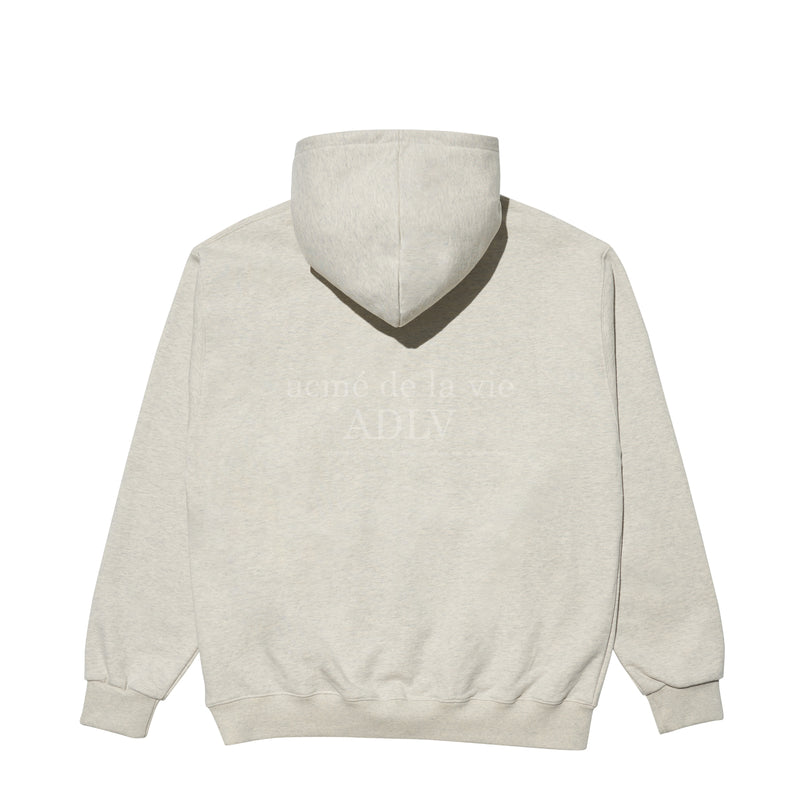 アクメドラビ(acme' de la vie)  EESSENTIAL LOGO HOODIE OATMEAL