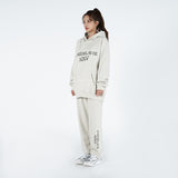 アクメドラビ(acme' de la vie) ESSENTIAL LOGO HOODIE OATMEAL