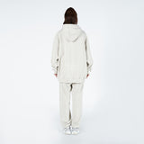 アクメドラビ(acme' de la vie)  EESSENTIAL LOGO HOODIE OATMEAL