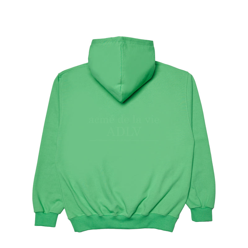 アクメドラビ(acme' de la vie) POINT LOGO HOODIE LIGHT GREEN