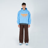 アクメドラビ(acme' de la vie) POINT LOGO HOODIE SKYBLUE