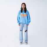 アクメドラビ(acme' de la vie) POINT LOGO HOODIE SKYBLUE