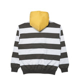 アクメドラビ(acme' de la vie) STRIPE ARCH LOGO HOODIE GREY