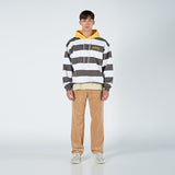 アクメドラビ(acme' de la vie) STRIPE ARCH LOGO HOODIE GREY