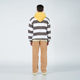 アクメドラビ(acme' de la vie) STRIPE ARCH LOGO HOODIE GREY