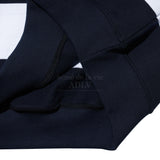 アクメドラビ(acme' de la vie) STRIPE ARCH LOGO HOODIE NAVY