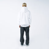 アクメドラビ(acme' de la vie) AV LOGO TUFT EMBROIDERY HOODIE WHITE