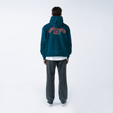 アクメドラビ(acme' de la vie) VINTAGE OLD SCHOOL LOGO HOODIE DARK GREEN