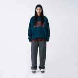 アクメドラビ(acme' de la vie) VINTAGE OLD SCHOOL LOGO HOODIE DARK GREEN