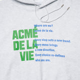 アクメドラビ(acme' de la vie) WHERE ARE YOU? HOODIE MELANGE