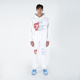 アクメドラビ(acme' de la vie) WHERE ARE YOU? HOODIE WHITE