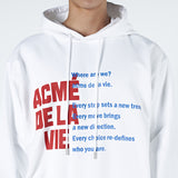 アクメドラビ(acme' de la vie) WHERE ARE YOU? HOODIE WHITE