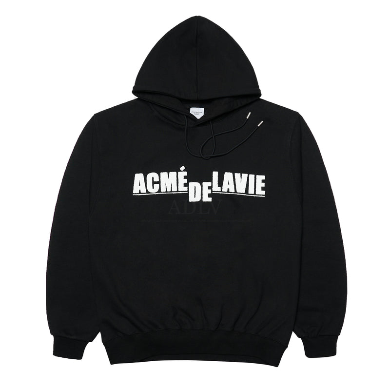 アクメドラビ(acme' de la vie)   WHITE FULL LOGO HOODIE BLACK